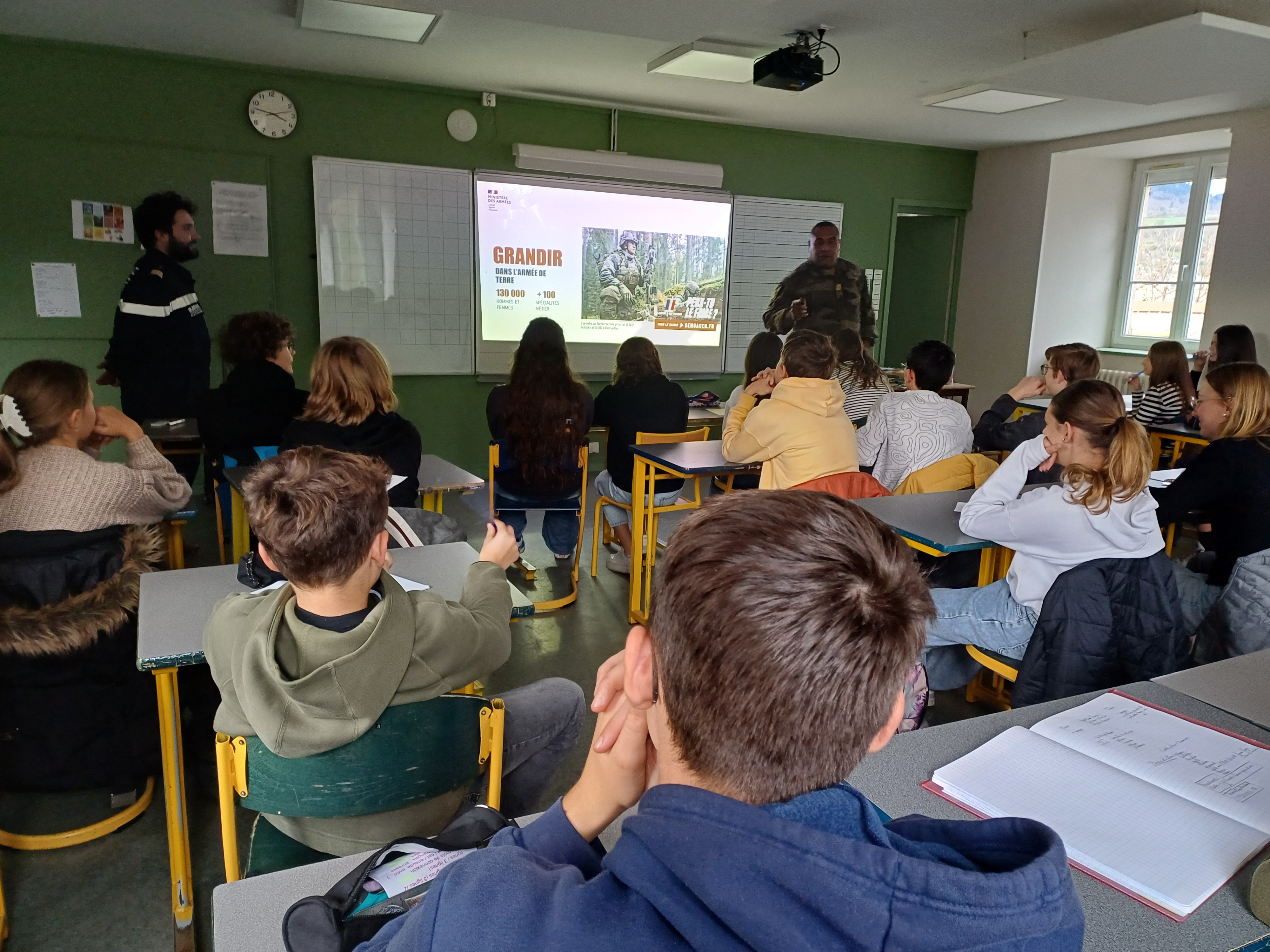 PRESENTATION DES MÉTIERS DE L’ARMÉE