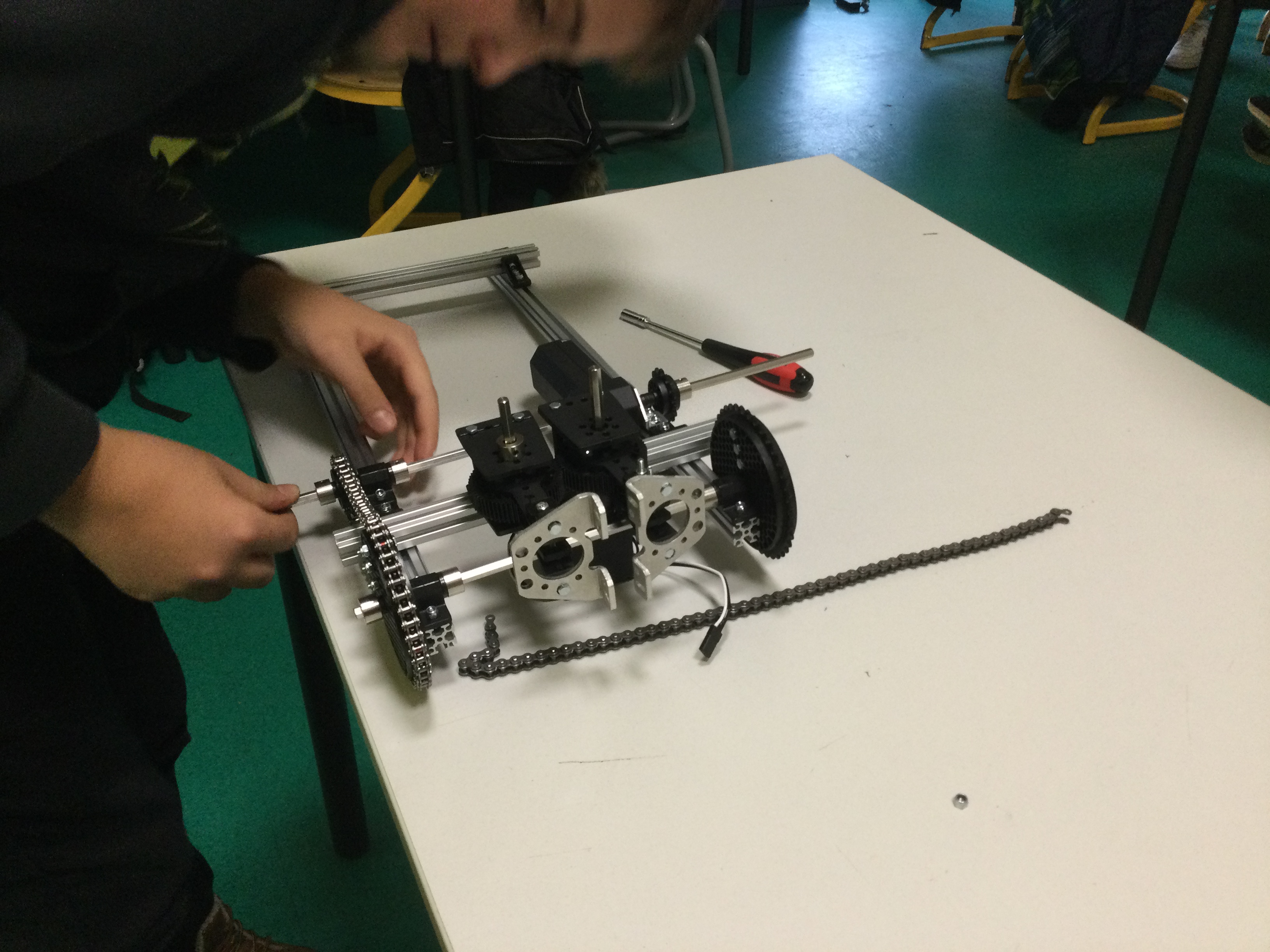 Concours Robotique: derniers essais  